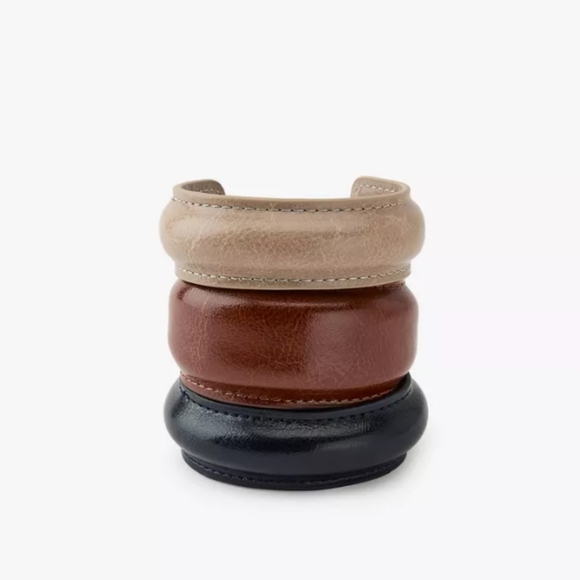 Zara Jewelry - Zara Pack Of 3 Leather Bracelets